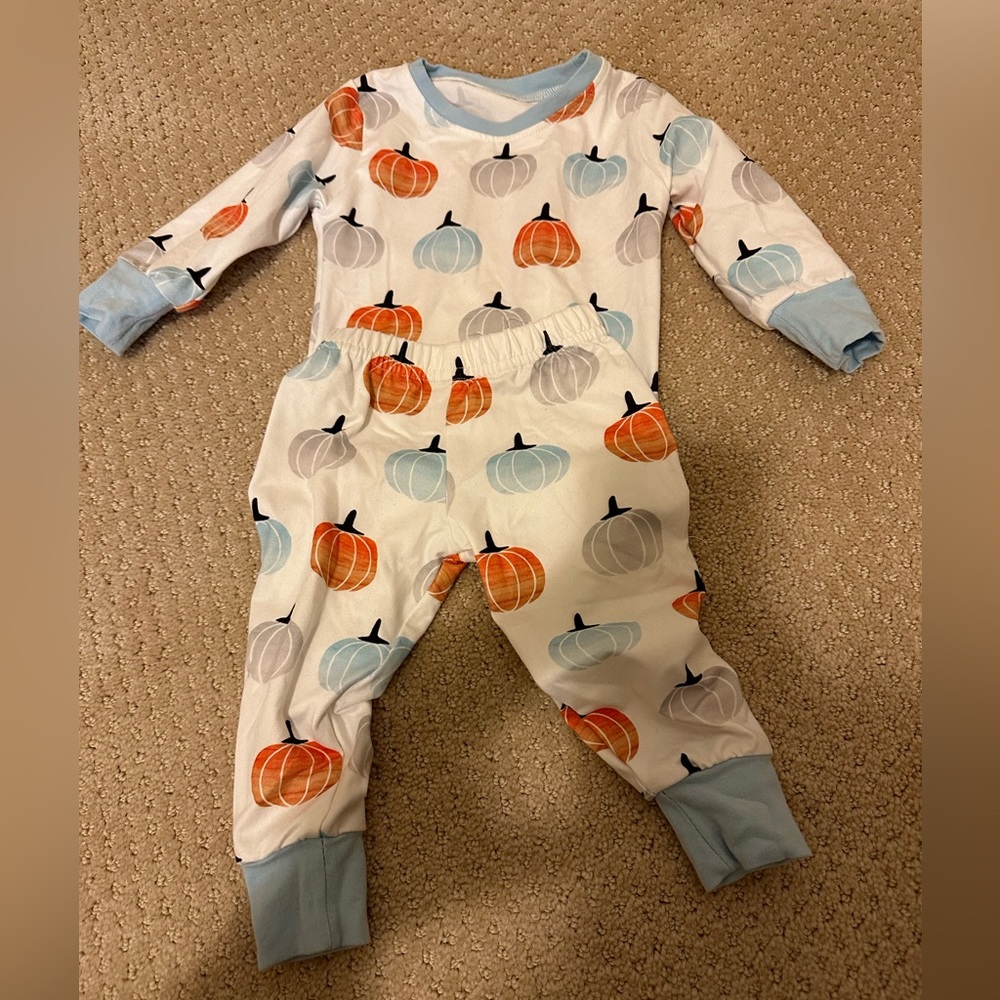 Watercolor Pumpkin PJs